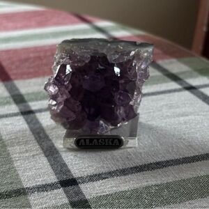 Alaskan Amethyst Geode, approx. 2”x 2”x 1.75”